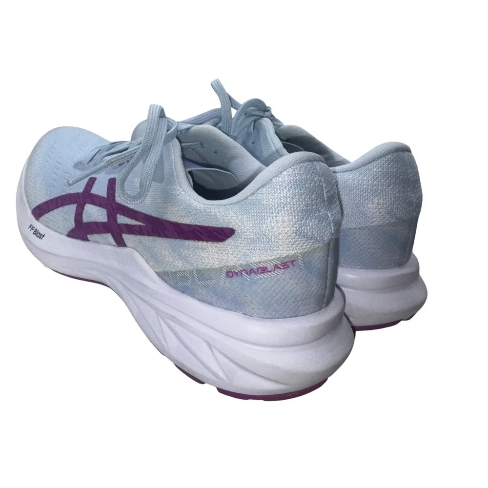 Asics Dynablast 3 Womens Running Shoes Sky Blue Purple 1012B289 Size 9 US